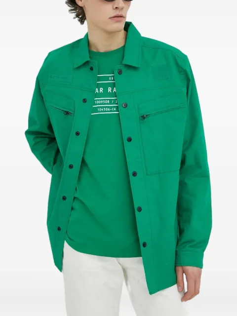 G-Star RAW logo-patch overshirt 