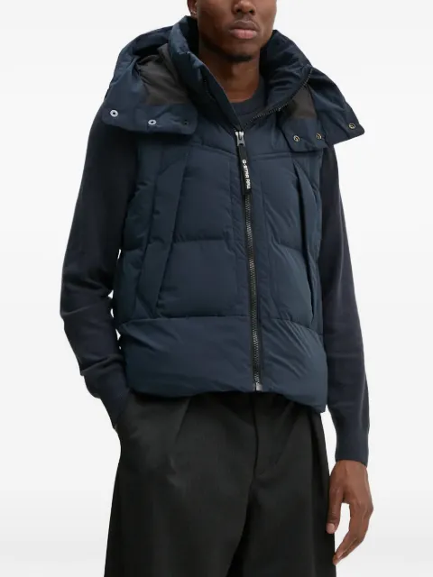 G-Star RAW hooded zip-up gilet