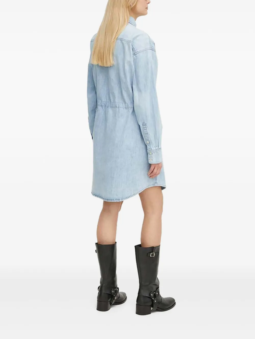 G-Star RAW drawstring mini shirt dress | Day Dresses | Image 2