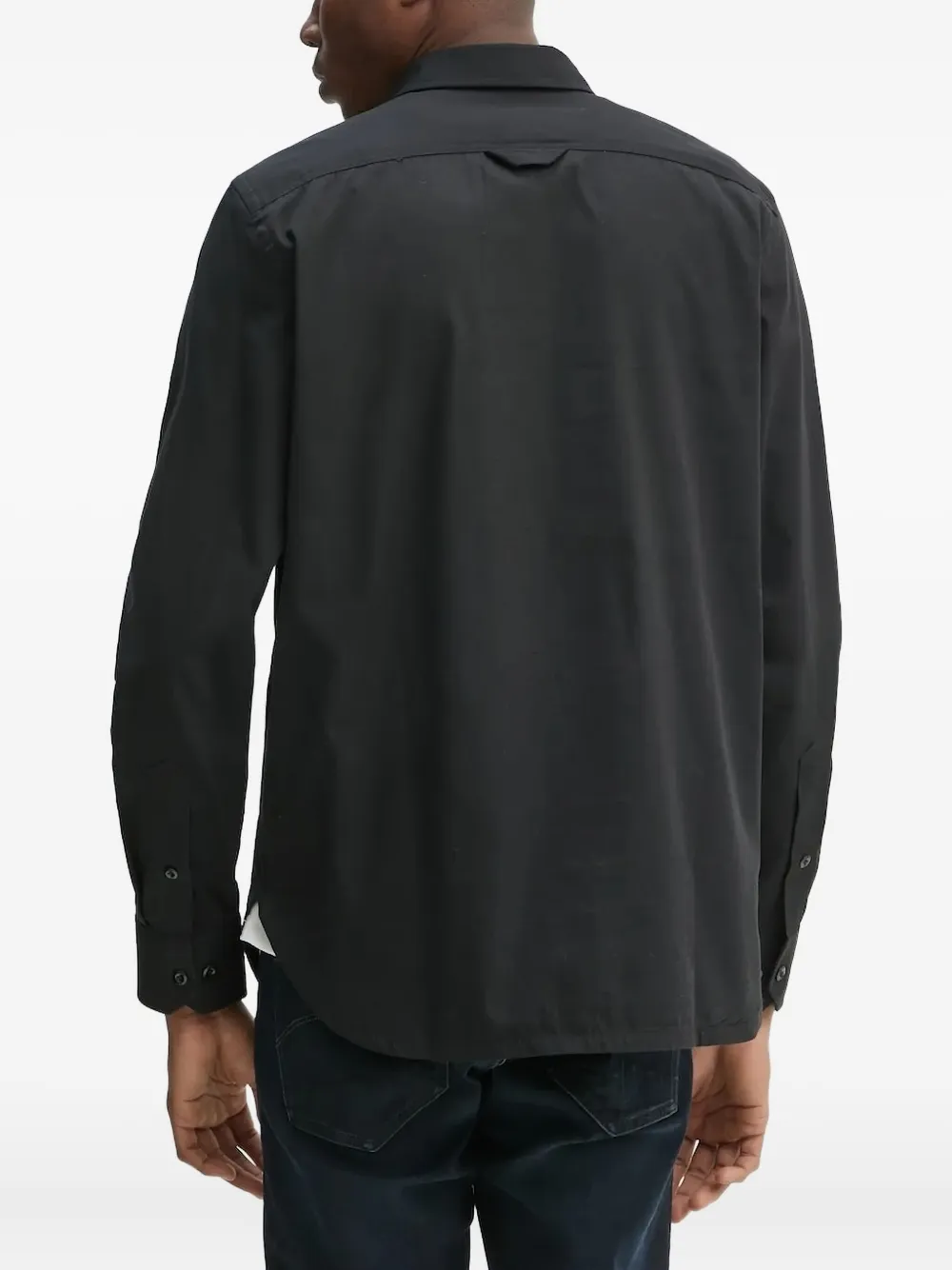G-Star RAW Overhemd met dubbele zak - Zwart