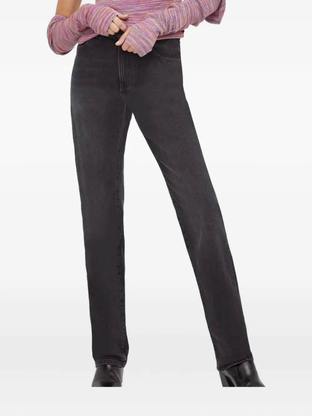 G-Star RAW Jeans dritti a vita alta - Grigio