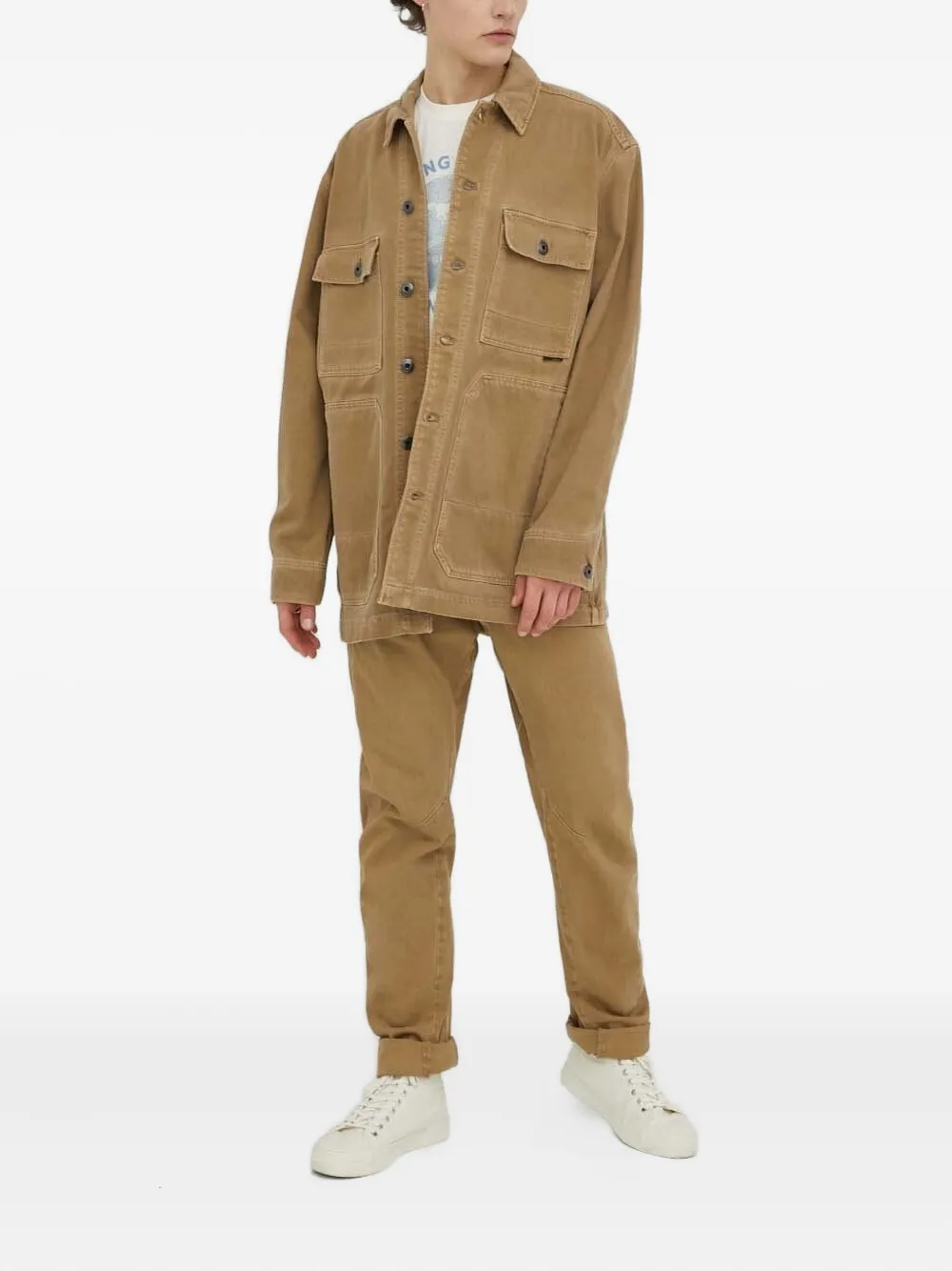 G-Star RAW Jack met klepzak Beige