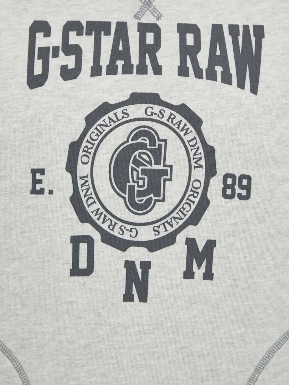 G-Star RAW Sweater verfraaid met logo Grijs