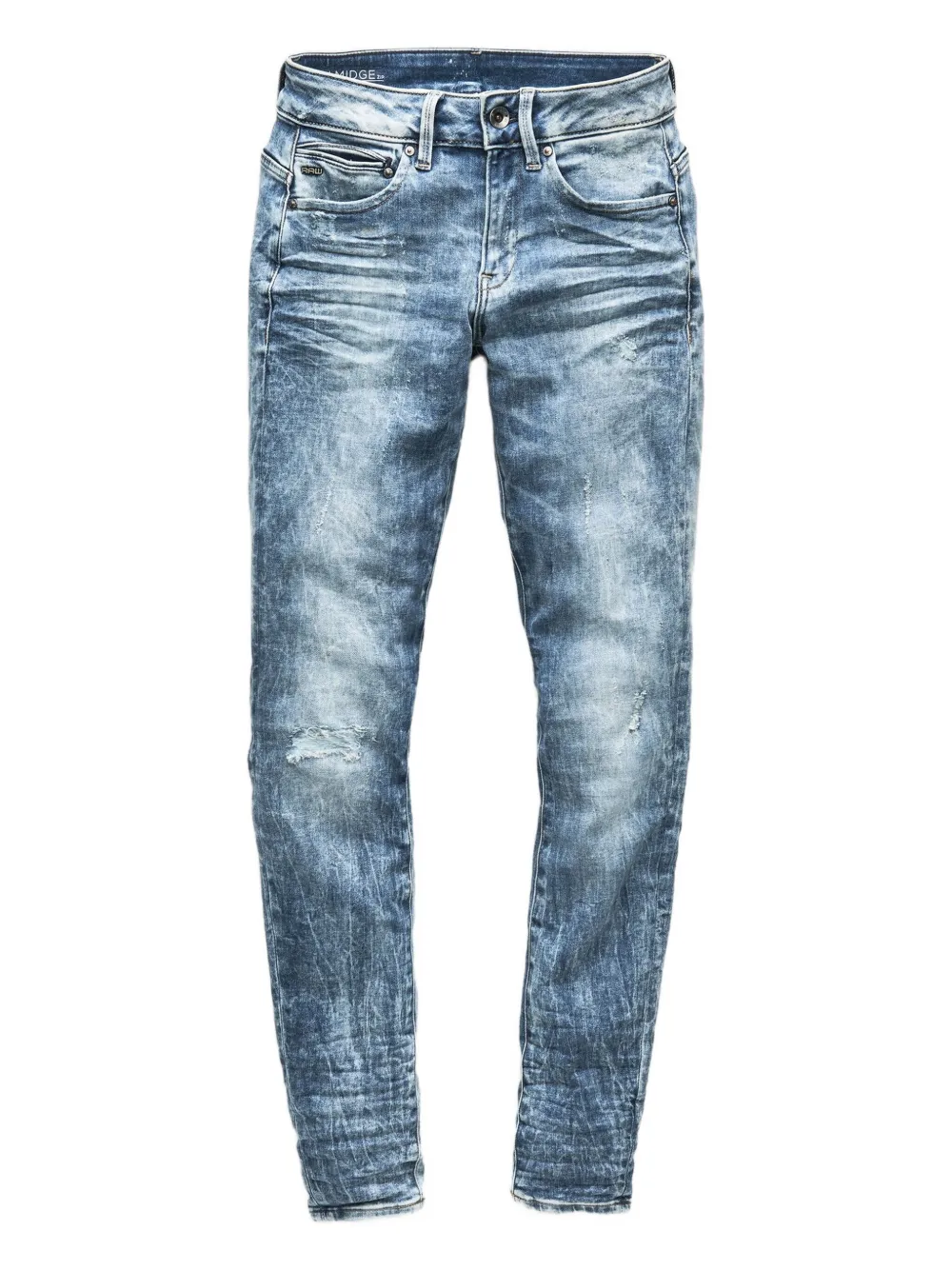 G-Star RAW アシッドウォッシュ スキニージーンズ - ブルー G-Star RAW アシッドウォッシュ スキニージーンズ - ブルー