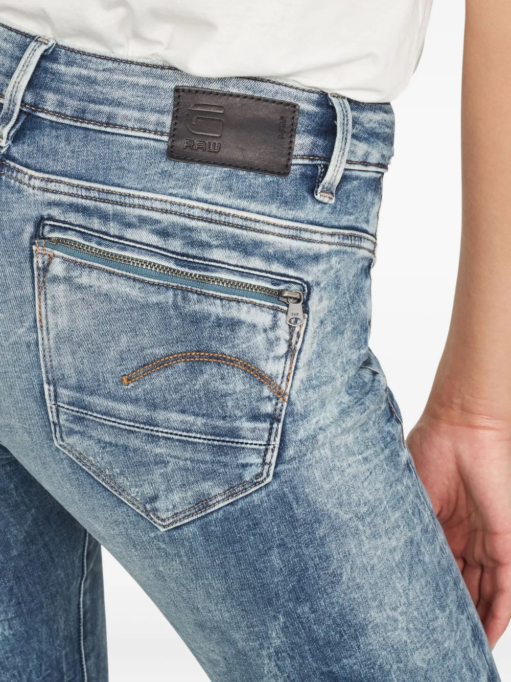 G-Star RAW Skinny jeans Blauw