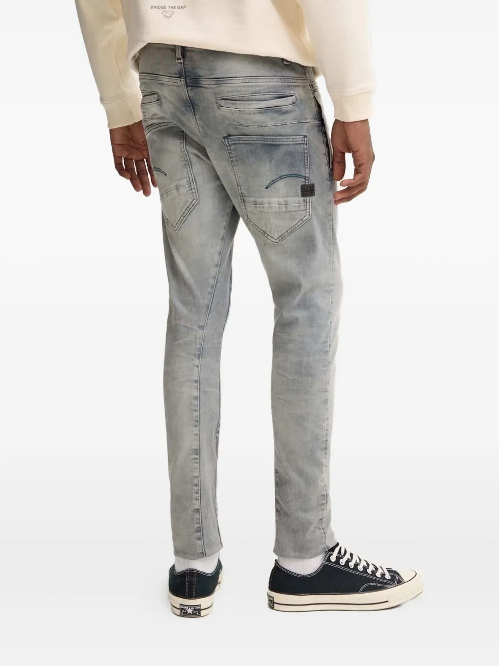 G-Star RAW hardware-detail slim-fit jeans - Grijs