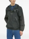 G-Star RAW grid-pattern hooded jacket - Black