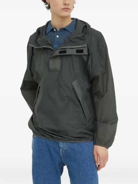 G-Star RAW grid-pattern hooded jacket