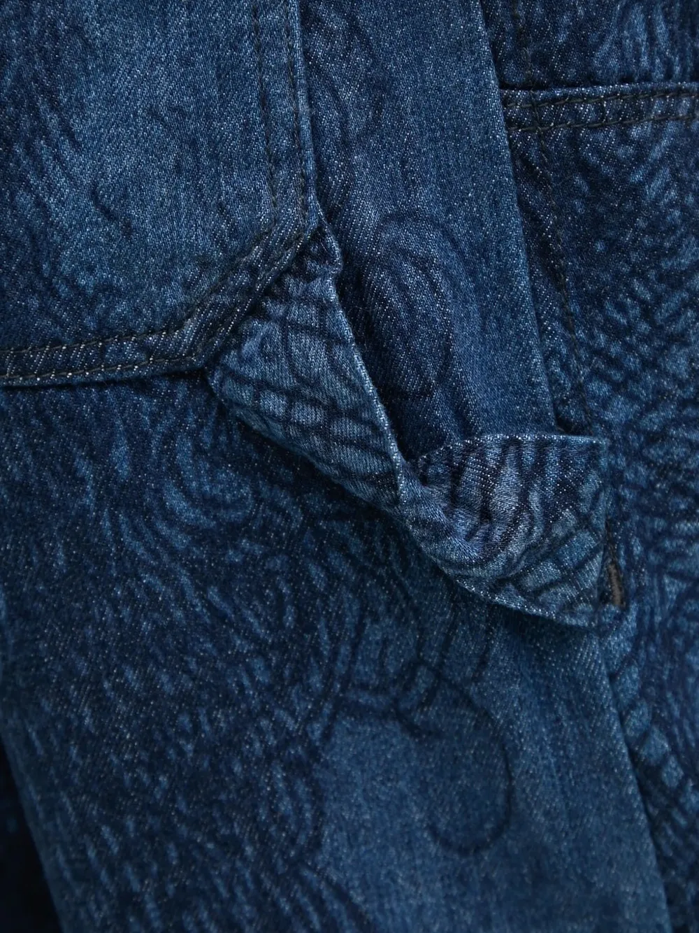 G-Star RAW Straight jeans met patroon Beige