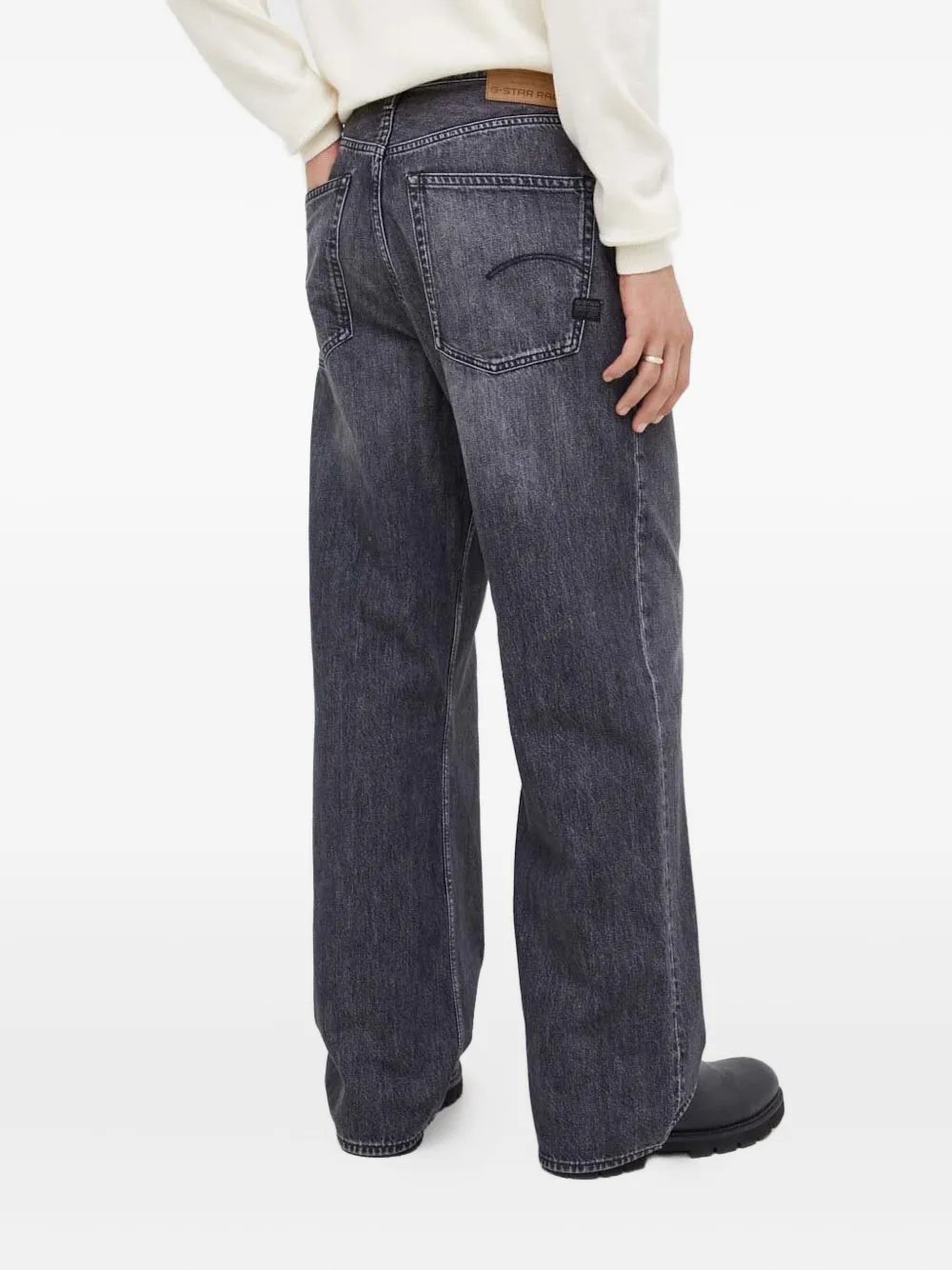 G-Star RAW Jeans met wijde pijpen - Grijs