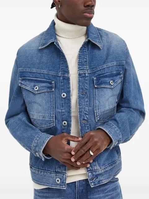 G-Star RAW جاكيت جينز بأزرار غلق