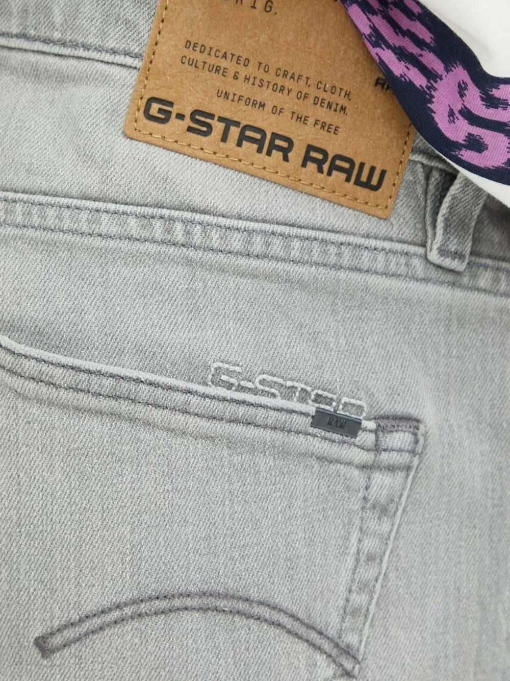 G-Star RAW Straight jeans Grijs