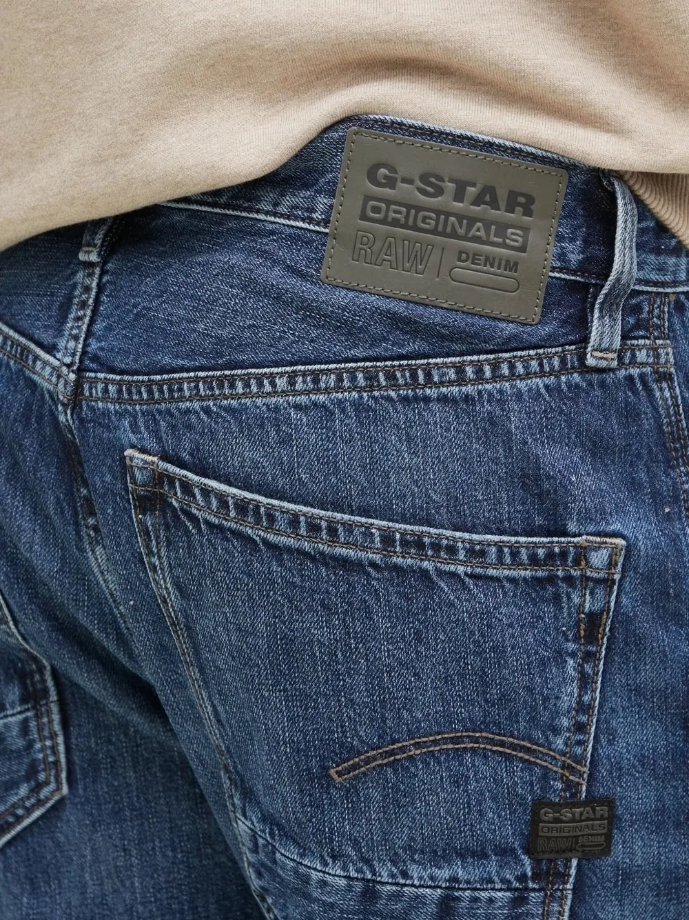 G-Star RAW Jeans met vijf zakken Blauw