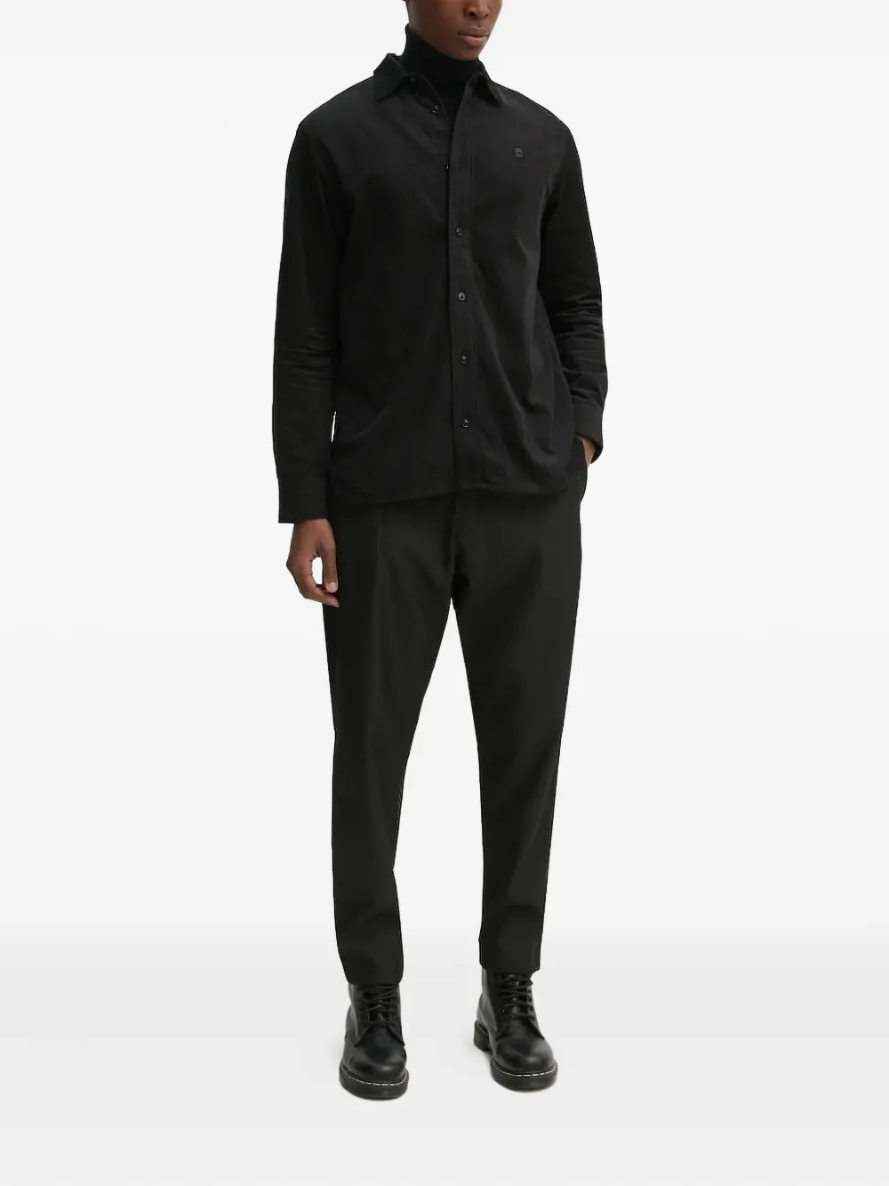 G-Star RAW corduroy shirt - Zwart