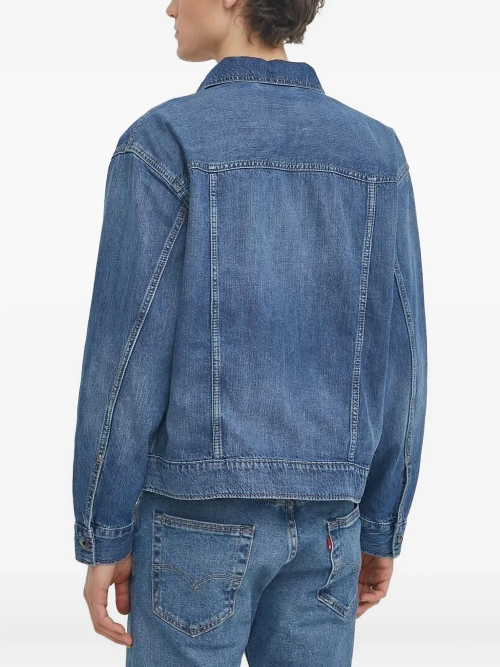 G-Star RAW Denim jack Blauw