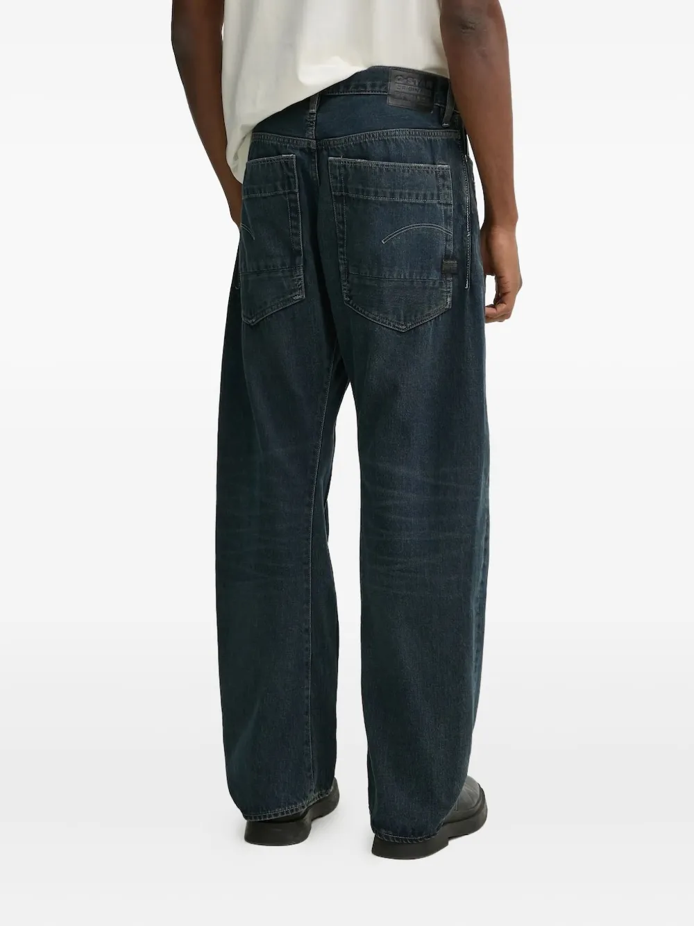 G-Star RAW buttoned wide-leg jeans - Blauw