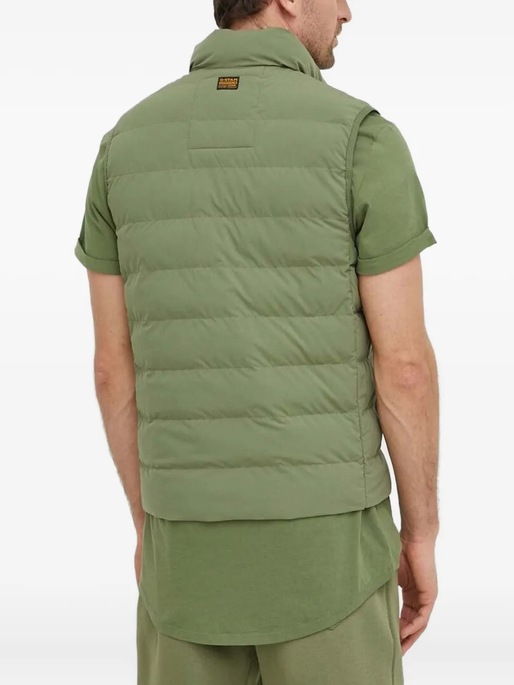 G-Star RAW Bodywarmer met rits Groen