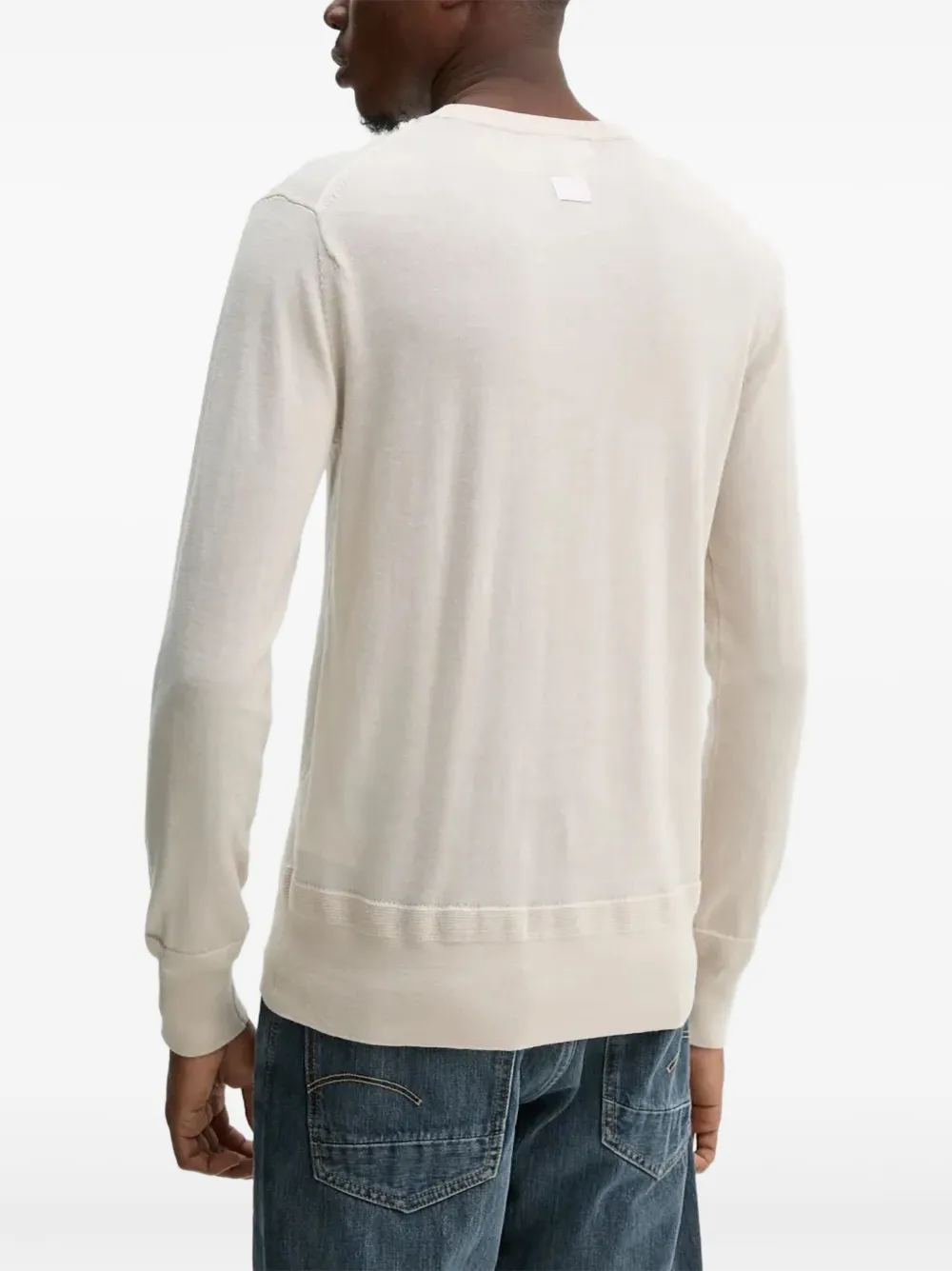 G-Star RAW Trui van merinowol Wit