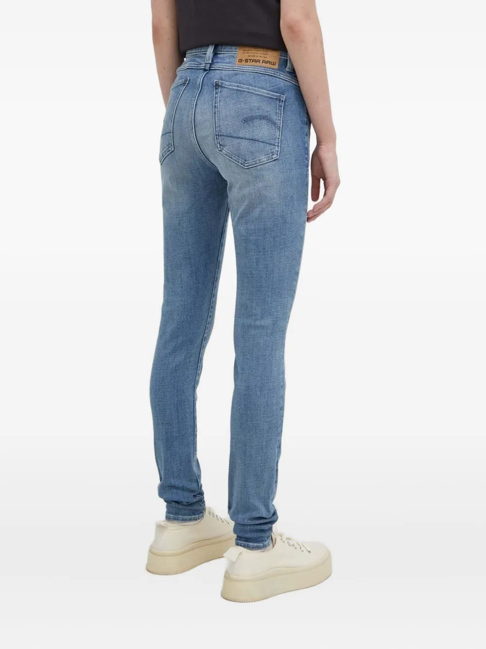 G-Star RAW Lhana mid-waist skinny jeans - Blauw
