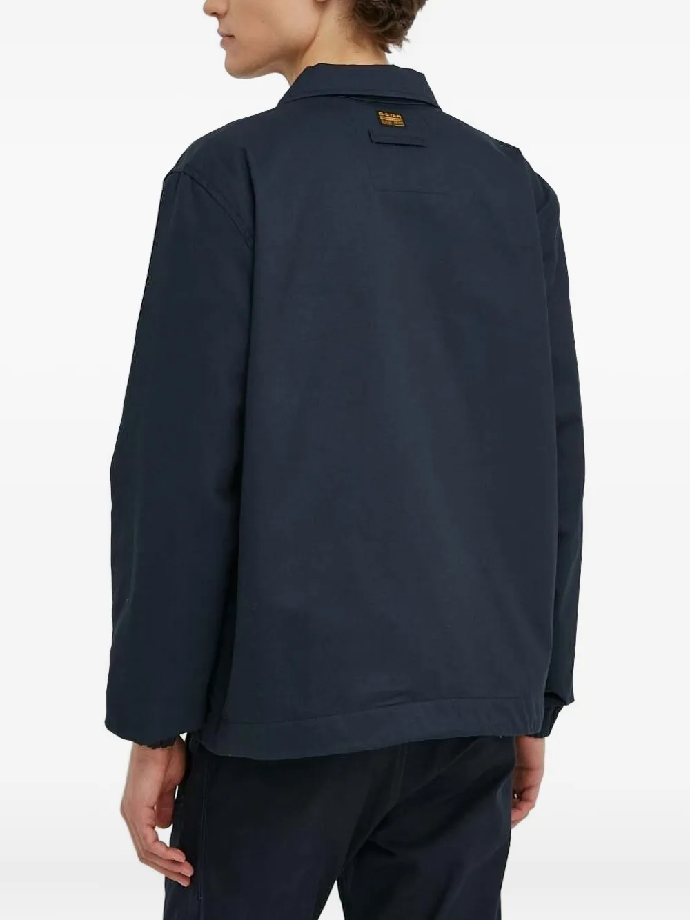 G-Star RAW Shirtjack met knoopsluiting Blauw