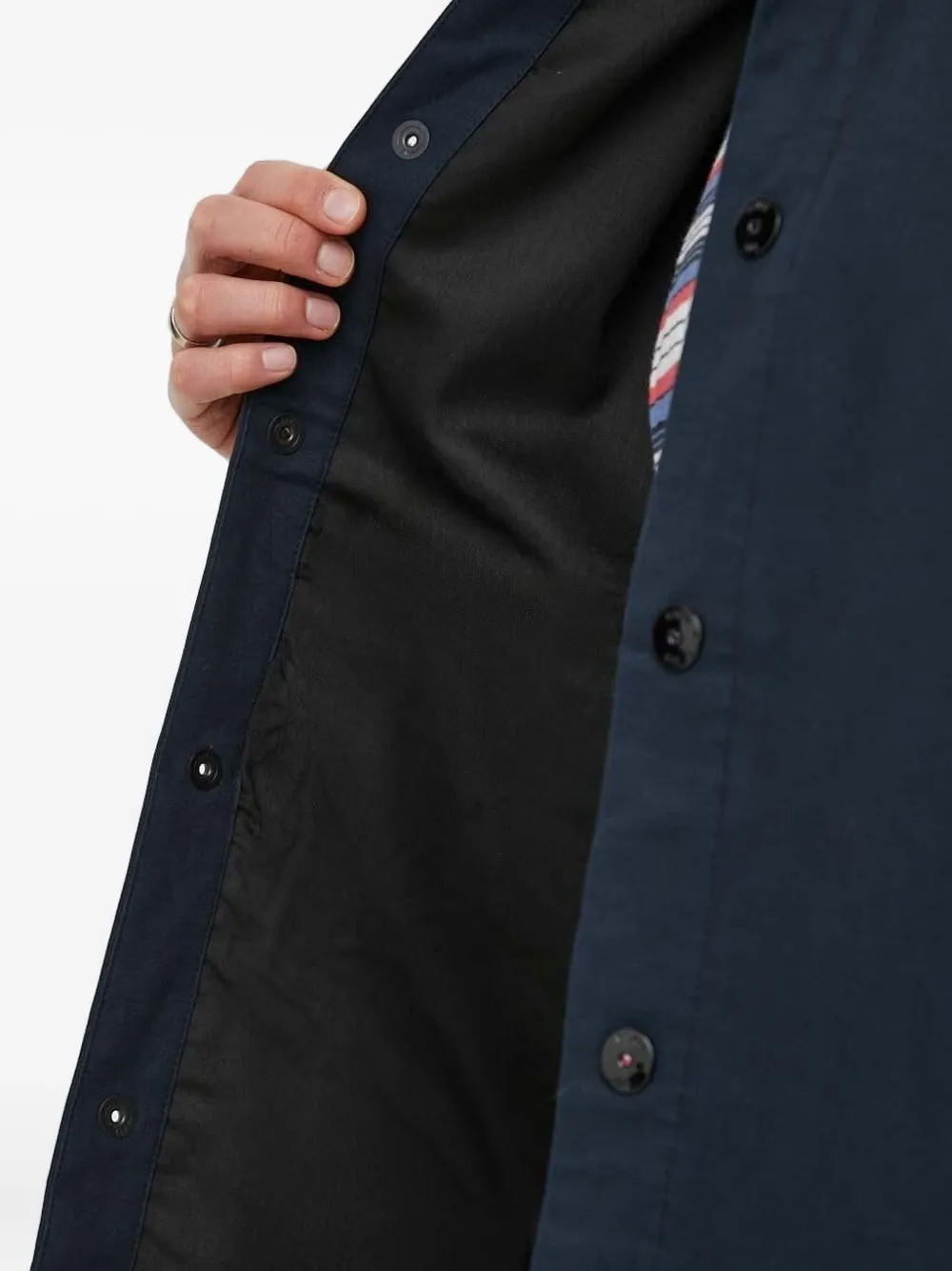 G-Star RAW Shirtjack met knoopsluiting Blauw