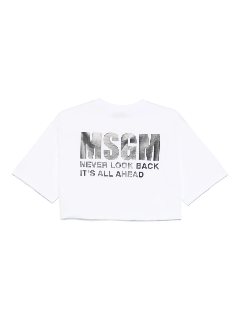 MSGM T-shirt met logoprint - Wit