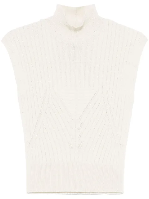 Rick Owens high-neck vest