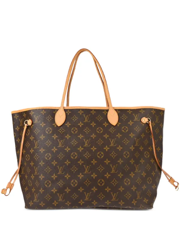 Louis Vuitton Pre-Owned 2007 Neverfull GM Tote Bag Brown