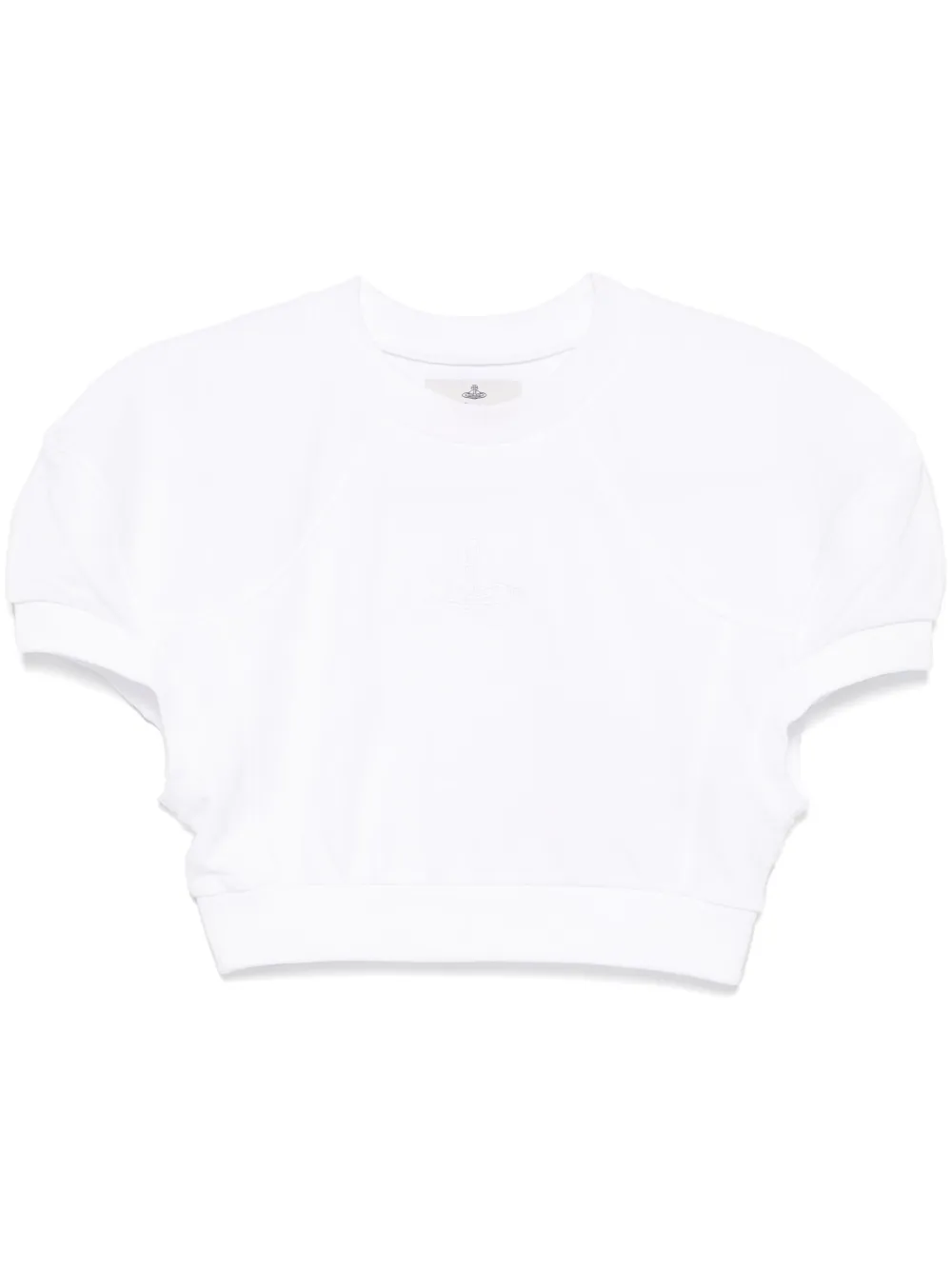 Vivienne Westwood Cropped voetbalshirt Wit