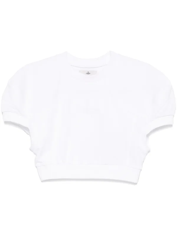 Vivienne Westwood  クロップド T シャツ Vivienne Westwood クロップド Tシャツ | ホワイト | FARFETCH JP