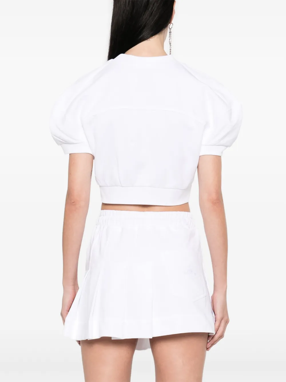 Vivienne Westwood Cropped voetbalshirt Wit