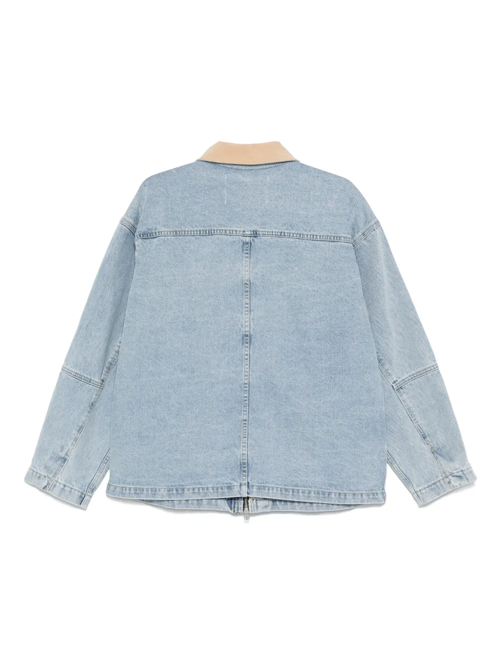 DUNST Denim cargo jack - Blauw