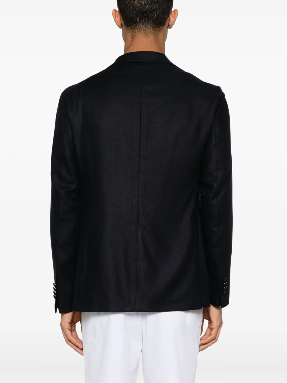 Tagliatore Zijden blazer Blauw