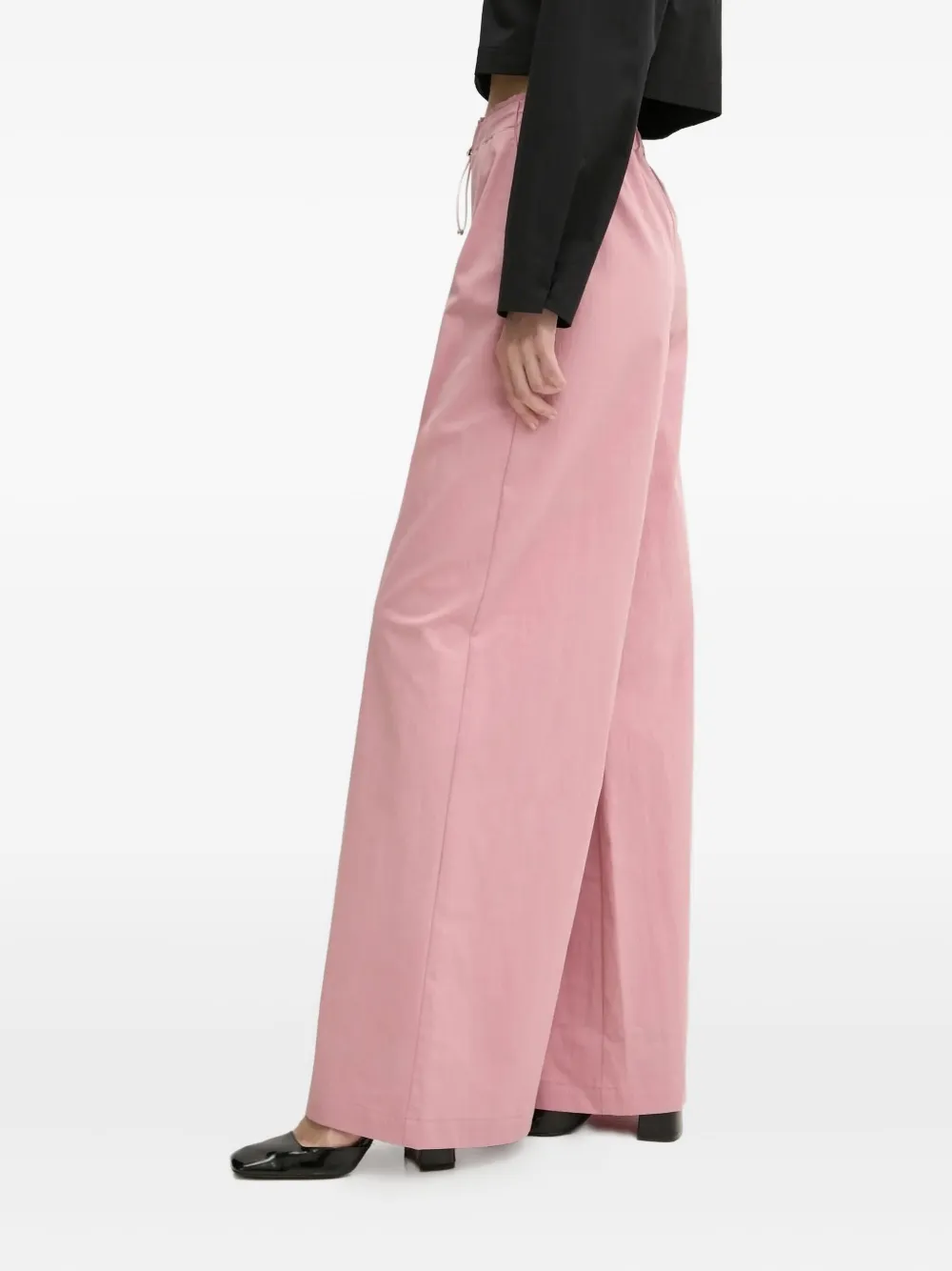 MOSCHINO JEANS Broek met trekkoordsluiting Roze
