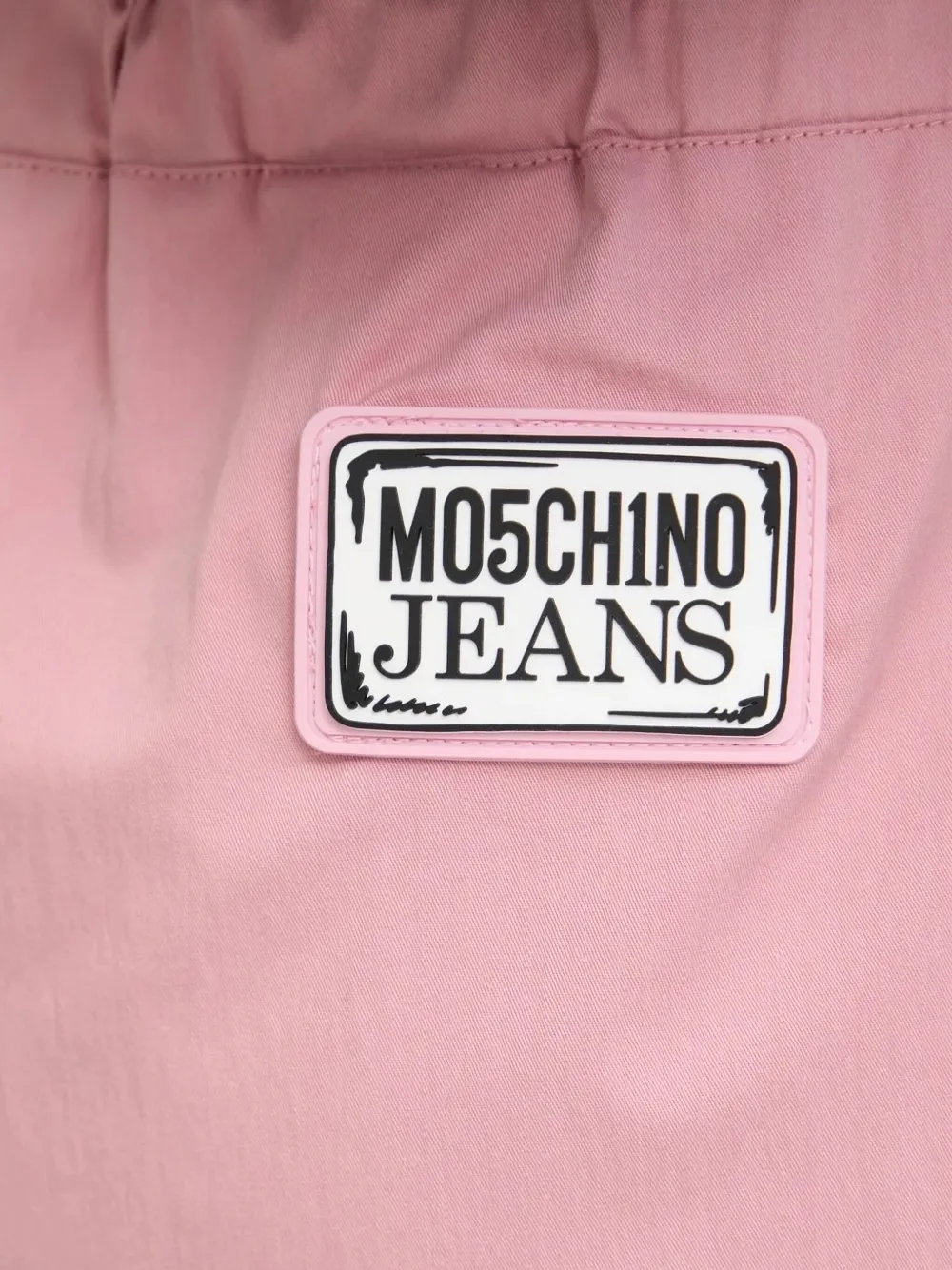 MOSCHINO JEANS Broek met trekkoordsluiting Roze