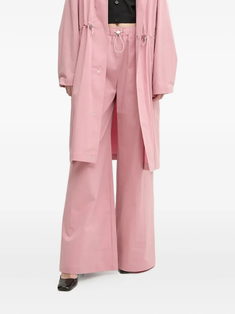 MOSCHINO JEANS Broek met trekkoordsluiting Roze
