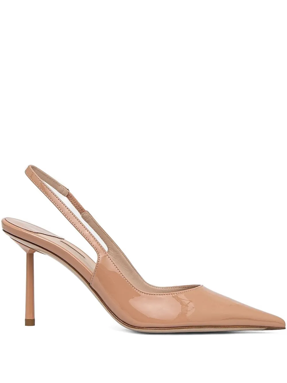 Le Silla 80mm slingback pointed-toe pumps Neutrals
