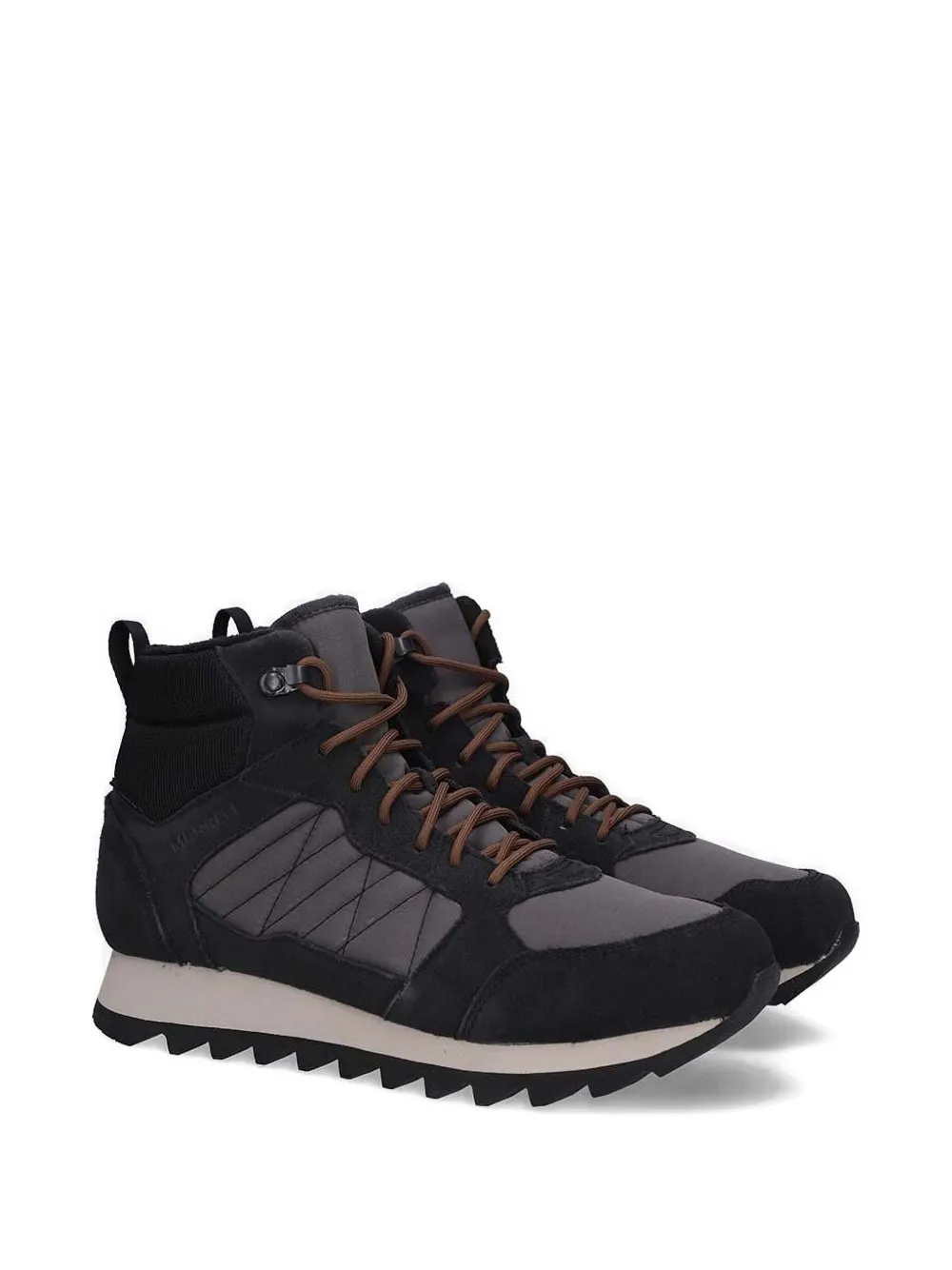 Merrell Alpine suede lace-up sneakers - Zwart