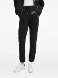 MOSCHINO JEANS logo-print track pants - Black