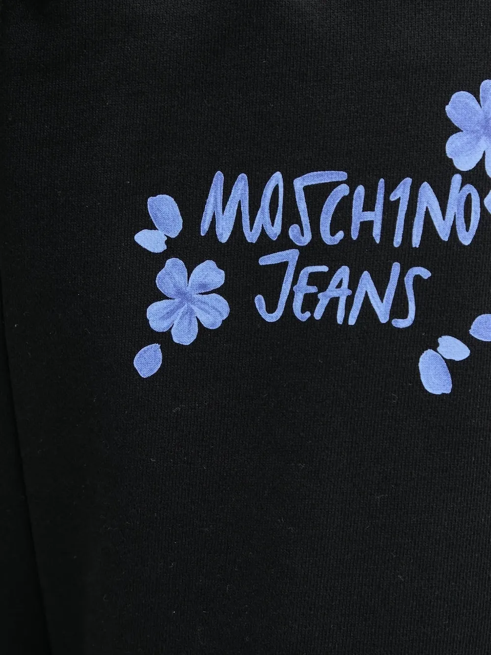 Moschino Logo-print Track Pants In Black
