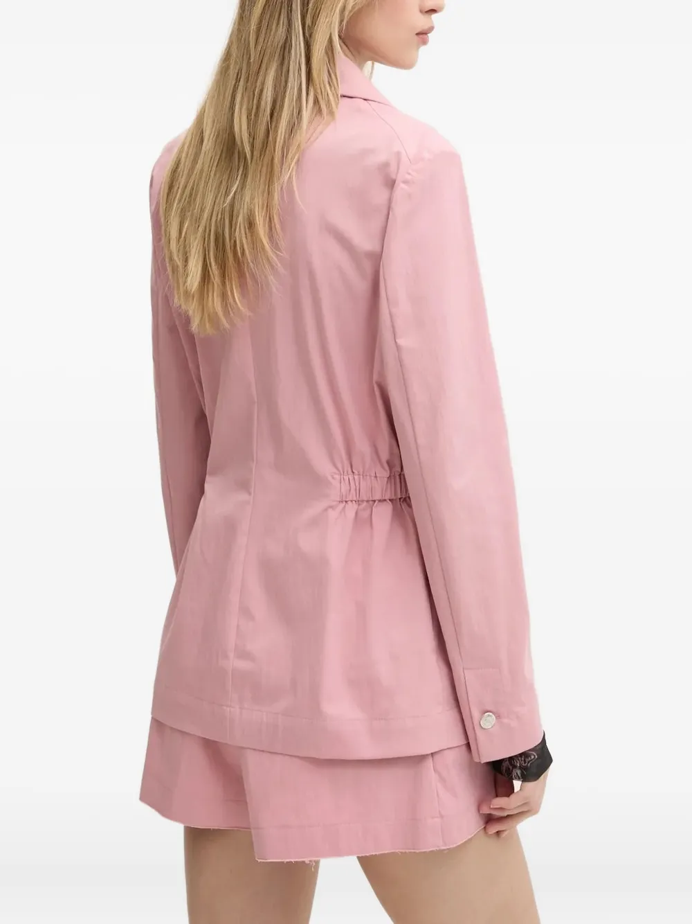 MOSCHINO JEANS Blazer met enkele rij knopen Roze