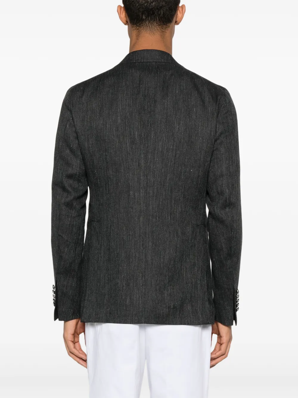 Tagliatore Blazer met broche Grijs