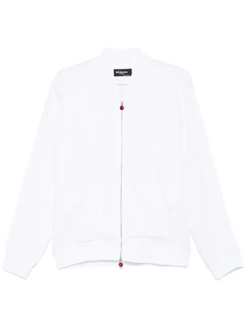 Kiton linen bomber jacket