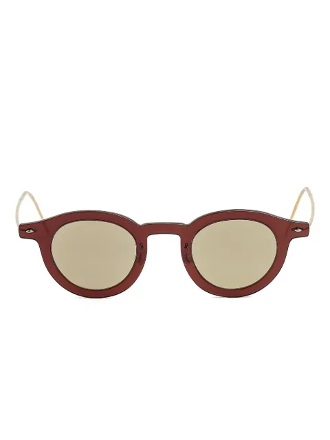 Lindberg round-frame sunglasses