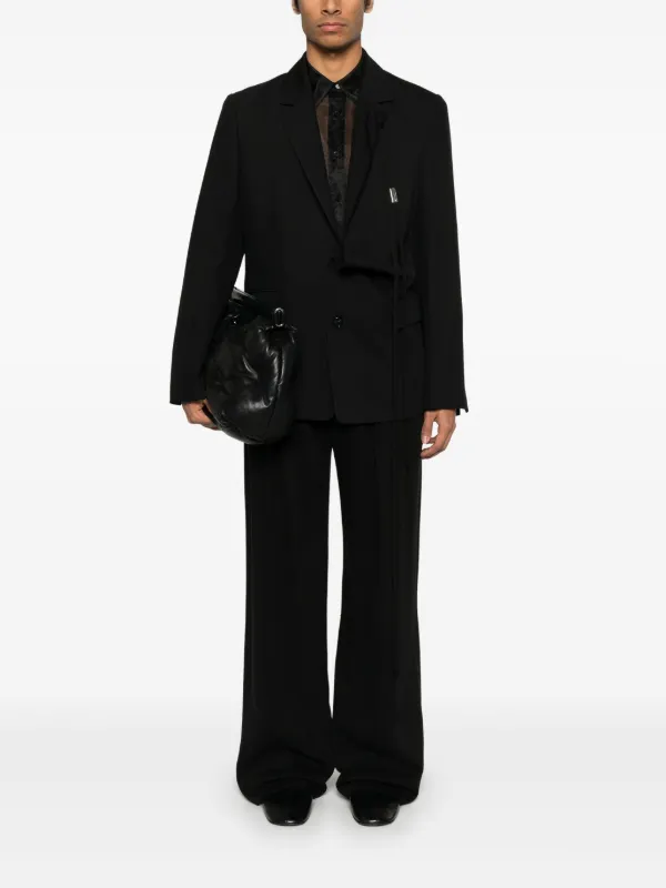 Ann Demeulemeester Galm ジャケット | ブラック | FARFETCH JP Ann Demeulemeester Galm ジャケット | ブラック | FARFETCH JP