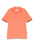 BOSS Kidswear logo-print polo shirt - Orange