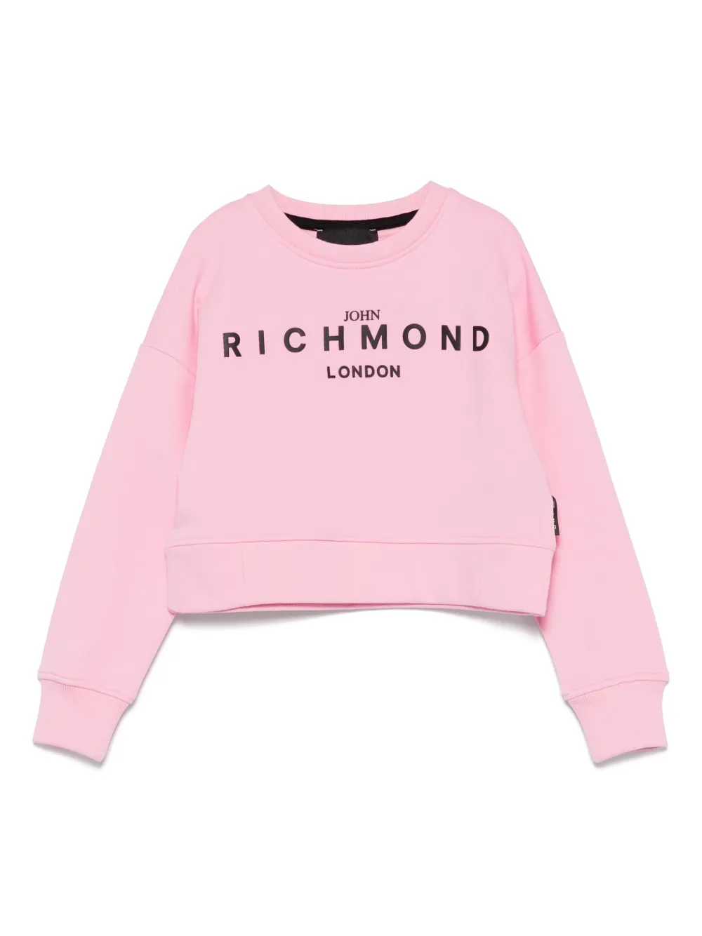 Shop John Richmond Junior Raised-logo Sweatshirt In Pink