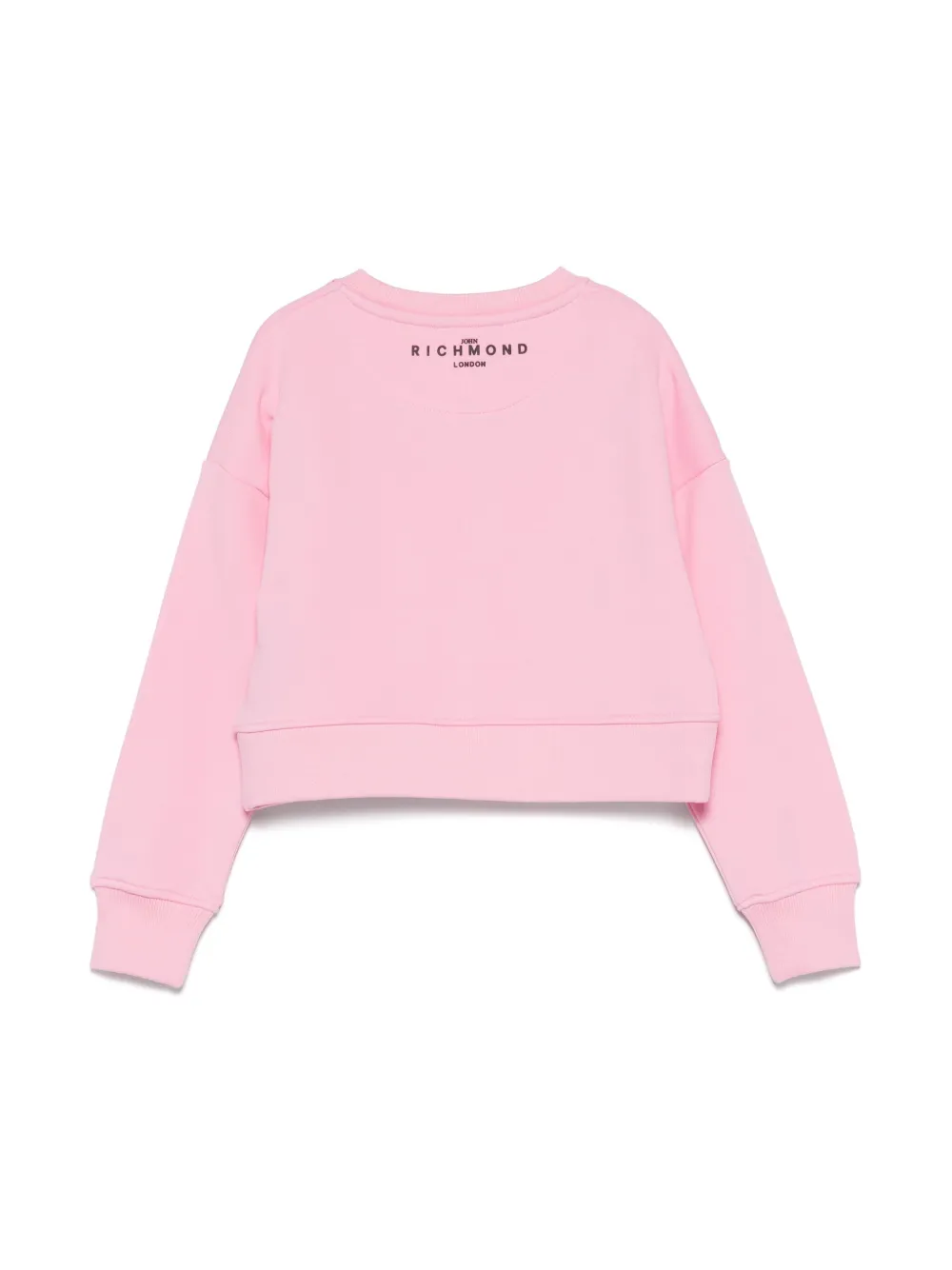 John Richmond Junior raised-logo sweatshirt - Roze