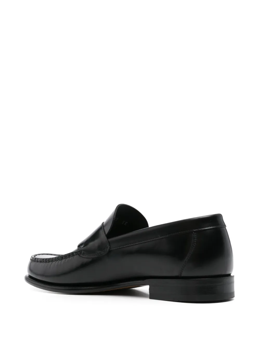 Ferragamo Gancio loafers met reliëf Zwart