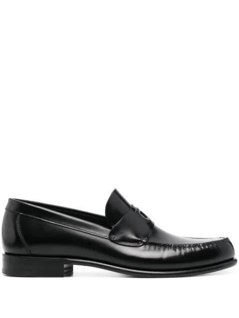 Ferragamo embossed-Gancio loafers